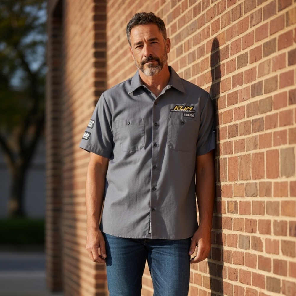 Throttle Threads Klim Shop Shirt Men’s Size Large